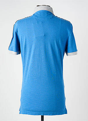 Polo coupe cintrée manches courtes bleu 8JS homme