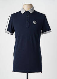 Polo coupe cintrée manches courtes bleu fonce 8JS homme