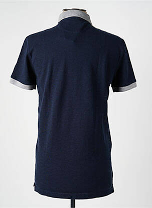 Polo coupe cintrée manches courtes bleu fonce 8JS homme