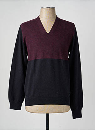 Pull coupe cintrée manches longues violet PAUL SMITH femme