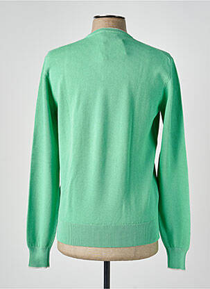 Pull col v manches longues vert HACKETT homme