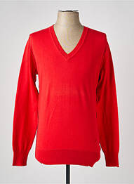 Pull col v manches longues rouge PAUL SMITH homme