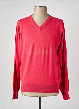 Pull col v manches longues rouge PAUL SMITH homme