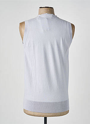 Pull col v sans manche gris PAUL SMITH homme