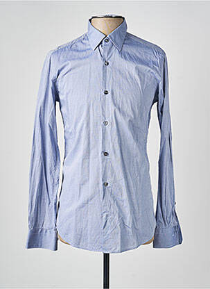 Chemise manches longues coupe cintrée bleu PAL ZILERI homme