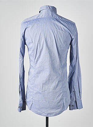 Chemise manches longues coupe cintrée bleu PAL ZILERI homme