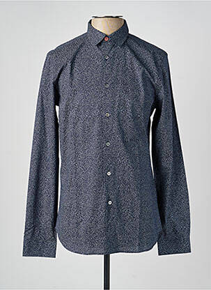 Chemise manches longues imprimé fantaisie bleu PAUL SMITH homme