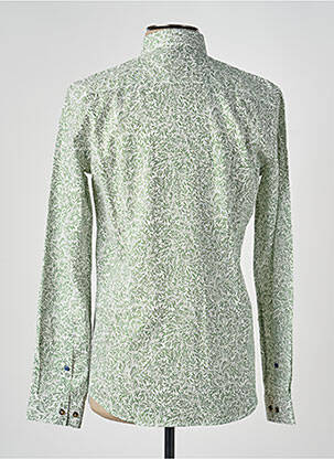 Chemise manches longues imprimé fantaisie vert OLIVIER STRELLI homme