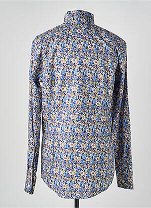 Chemise manches longues imprimé fantaisie bleu ETON homme