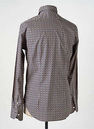 Chemise manches longues imprimé fantaisie bleu BAGUTTA homme
