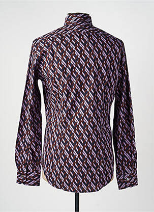 Chemise manches longues imprimé fantaisie violet PAUL SMITH homme
