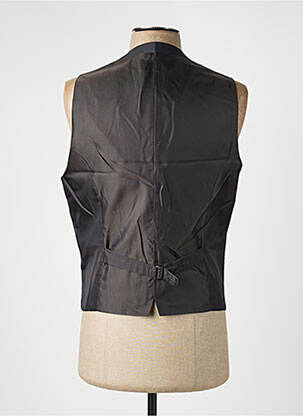 Gilet sans manche effet matière satinée noir PAL ZILERI homme
