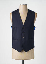 Gilet sans manche effet matière satinée bleu PAUL SMITH homme