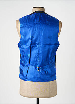 Gilet sans manche effet matière satinée bleu PAUL SMITH homme