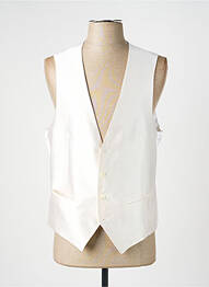 Gilet sans manche effet matière satinée blanc PAL ZILERI homme