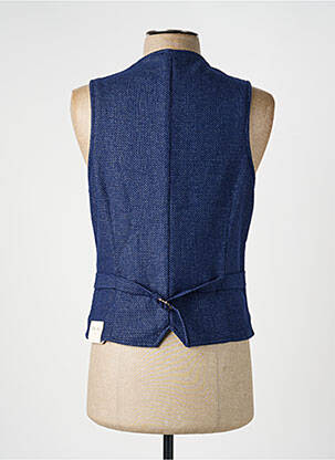 Gilet sans manche coupe cintrée bleu L.B.M.1911 homme