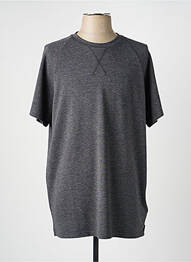 T-shirt coupe droite manches courtes gris INK homme