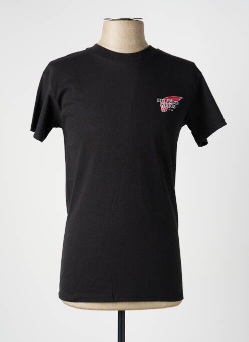 T-shirt coupe cintrée manches courtes noir REDWING homme