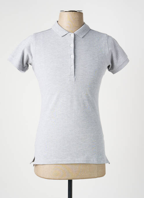 Polo stretch manches courtes gris RUSSEL homme