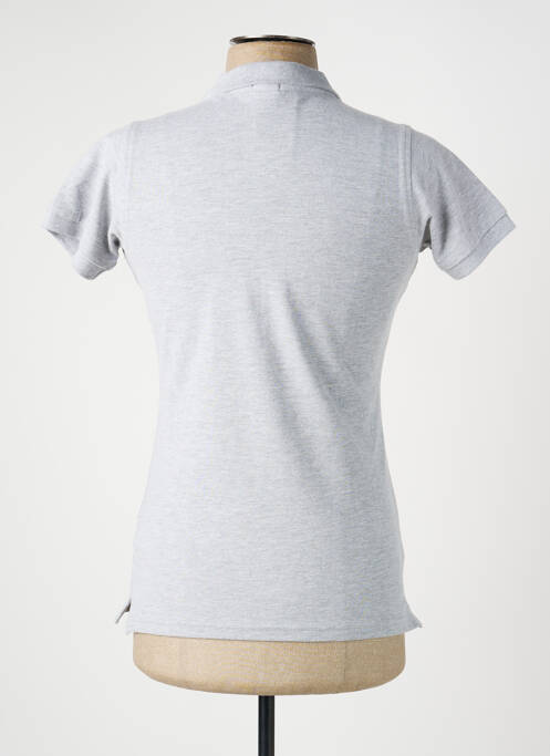 Polo stretch manches courtes gris RUSSEL homme
