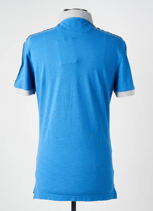 Polo broderie manches courtes bleu 8JS homme