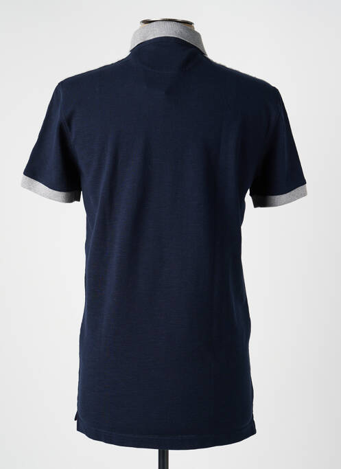 Polo broderie manches courtes bleu fonce 8JS homme