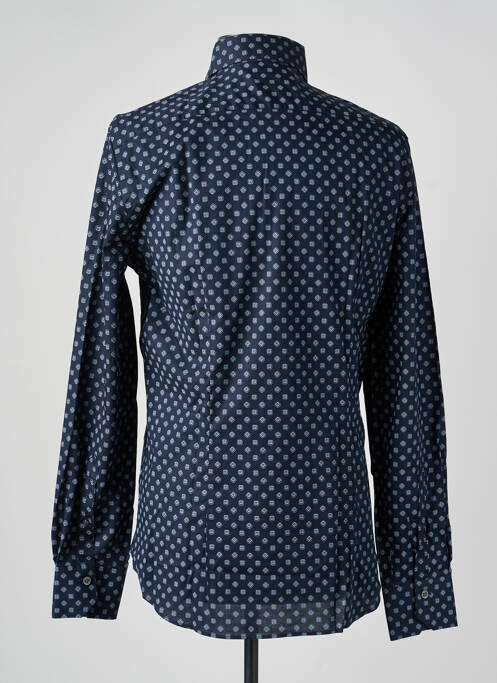 Chemise manches longues imprimé fantaisie bleu BAGUTTA homme