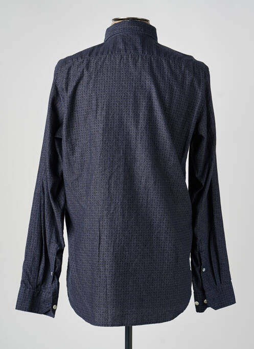 Chemise manches longues imprimé fantaisie bleu HARTFORD homme