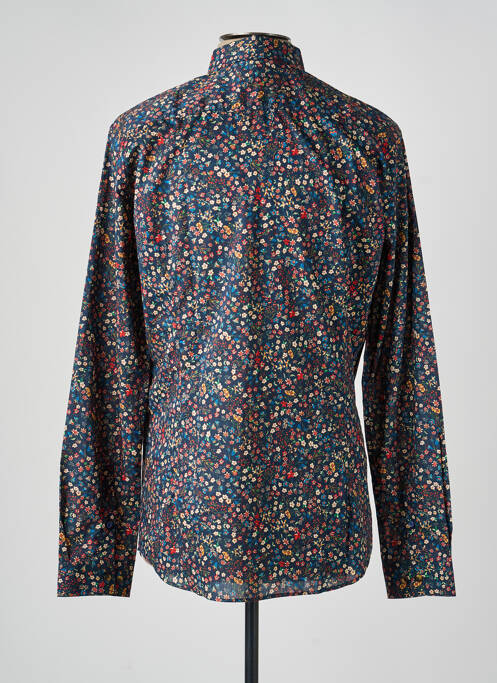 Chemise manches longues imprimé fantaisie bleu OLIVIER STRELLI homme