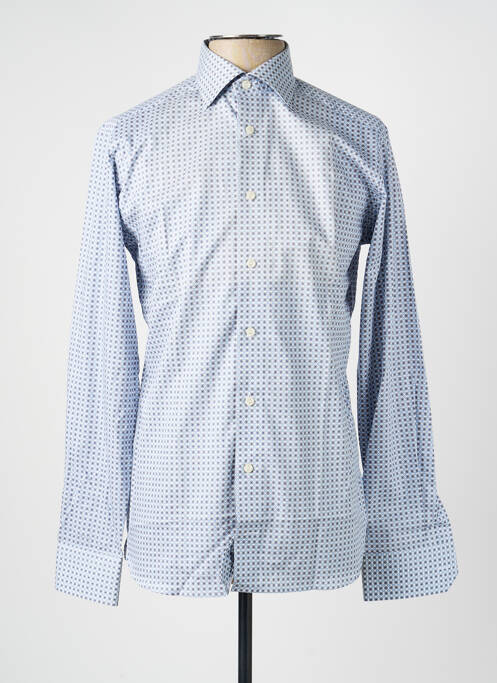 Chemise manches longues imprimé fantaisie bleu ETON homme
