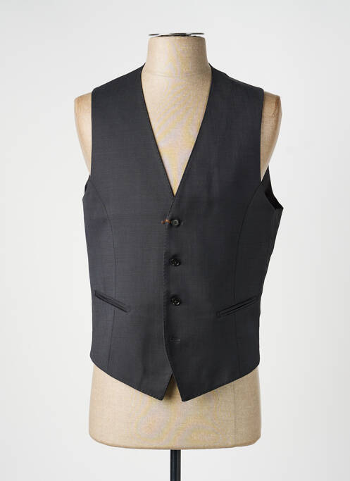 Gilet sans manche effet matière satinée noir PAL ZILERI homme