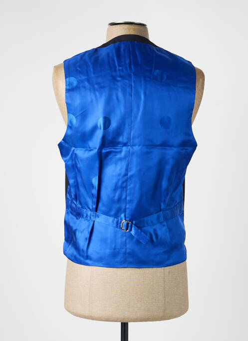 Gilet sans manche effet matière satinée bleu PAUL SMITH homme