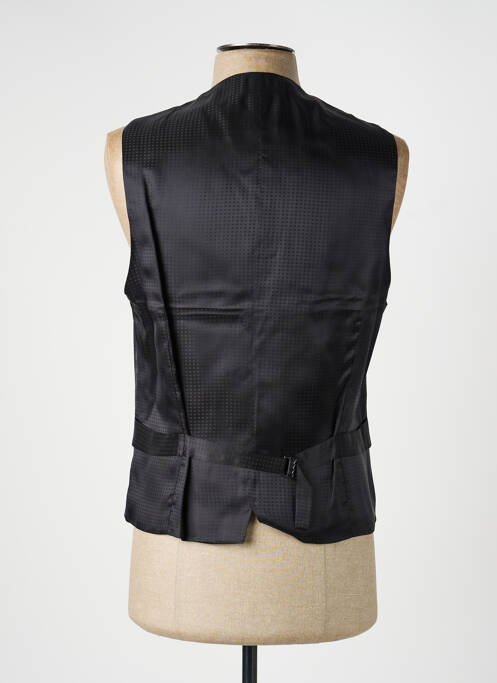 Gilet sans manche effet matière satinée noir PAL ZILERI homme