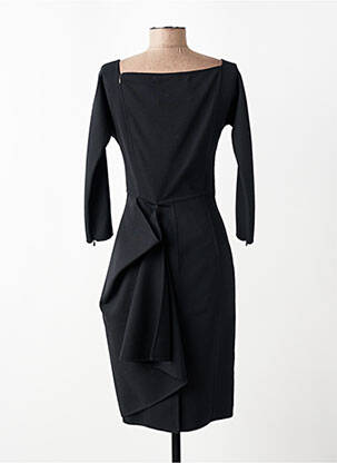 Robe mi-longue manches longues manches longues noir DSQUARED femme