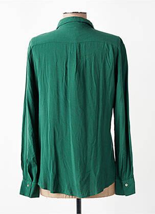 Chemisier coupe cintrée manches longues vert HARTFORD femme