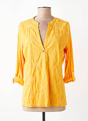 Blouse manches 3/4 manches 3/4 orange NAPAPIJRI femme