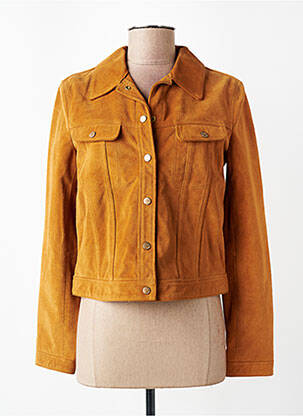 Veste casual finition intérieure doublée orange LEE femme