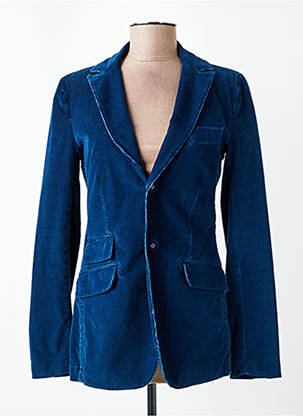 Veste casual col tailleur bleu ATELIER NOTIFY femme