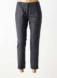 Pantalon 7/8 stretch taille normale gris ELEVENTY femme