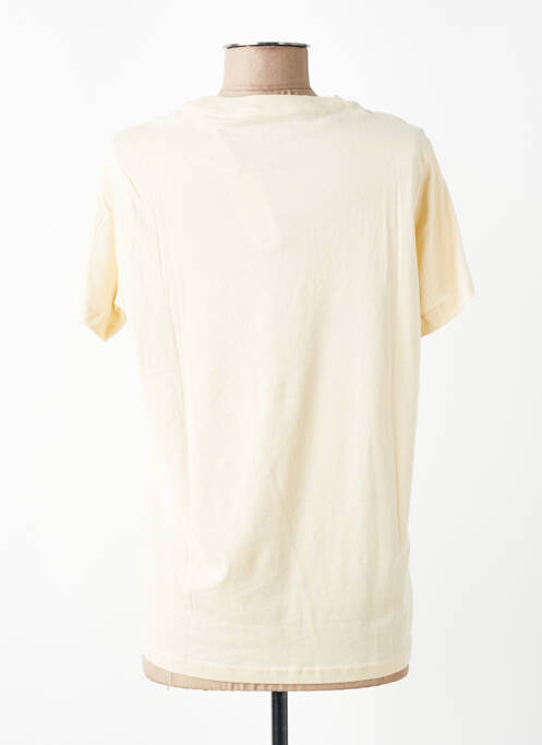 T-shirt sérigraphie floquée manches courtes beige LEE COOPER femme