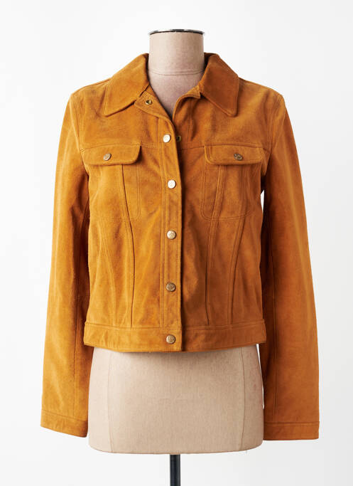 Veste casual finition intérieure doublée orange LEE femme