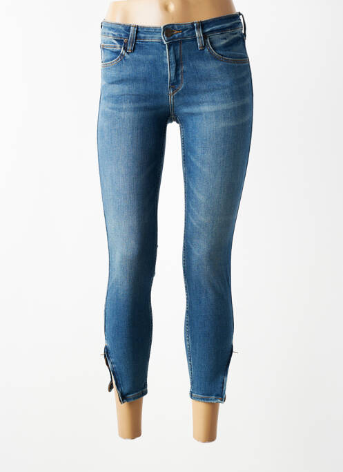 Pantacourt stretch taille normale bleu LEE COOPER femme