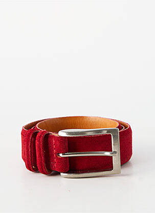 Ceinture coutures renforcées rouge CH. K. WILLIAMS homme