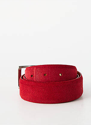 Ceinture coutures renforcées rouge CH. K. WILLIAMS homme