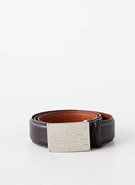 Ceinture coutures renforcées marron RALPH LAUREN homme