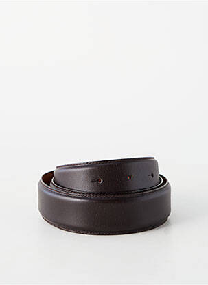 Ceinture coutures renforcées marron RALPH LAUREN homme