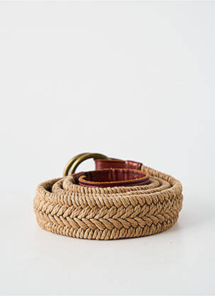 Ceinture fermeture mousqueton marron RALPH LAUREN femme