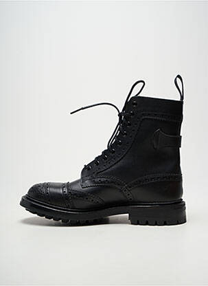 Bottines/boots fermeture lacets talon bas noir TRICKER'S homme