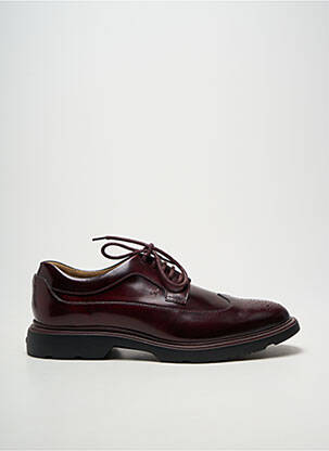 Derbies semelle amovible bout rond rouge HOGAN homme