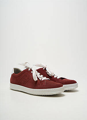 Baskets semelle amovible bout rond rouge HOGAN homme